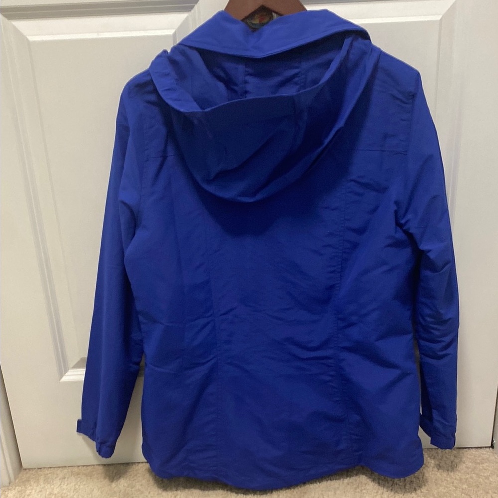 Lands' End Blue Utility Jacket with Sporty Design - Picture 2 of 4